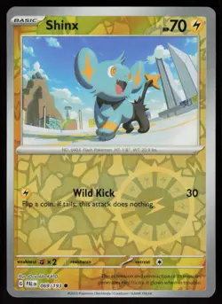 Shinx 069/193 Common Paldea Evolved Pokemon Reverse Holo Near Mint - Image 1