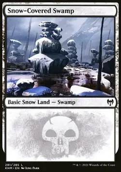 Snow-Covered Swamp - Kaldheim | MTG Card - Image 3
