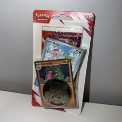 Pokemon DESTINED RIVALS Premium Checklane Blister [Gastrodon] Sealed pack coin - Image 1