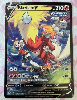 Pokemon TCG Blaziken V TG14/TG30 Silver Tempest TG Full Art Holo UR EN 210 - Image 1