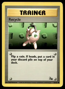 Pokemon TCG Fossil #61/62 Recycle Unlimited - Image 1