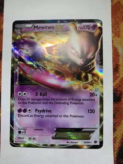 Pokemon Mewtwo EX Next Destenies 54/99 near mint FREE SHIPPING - Image 1