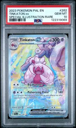 Pokemon Tinkaton ex Paldea Evolved Special Illustration Rare #262 PSA 10 - Image 1