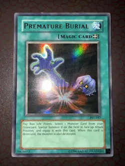 Yu-Gi-Oh! Premature Burial -PSV-037- Ultra Rare - Unlimited MP! - Image 2