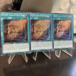 Yu-Gi-Oh! TCG Wanted: Seeker of Sinful Spoils NM RA03-EN074 2x Secret 1x Super - Image 1