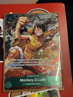 One Piece Card Game Monkey D. Luffy P-135 Release Event Winner Character - Image 1