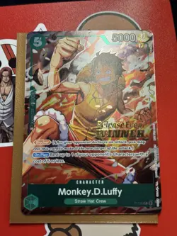 One Piece Card Game Monkey D. Luffy P-135 Release Event Winner Character - Image 5