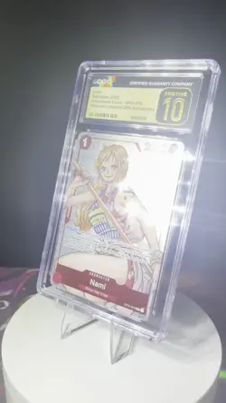 2022 One Piece Premium 25th Anniversary Manga Art Nami #OP01-016 CGC 10 PRISTINE - Image 2