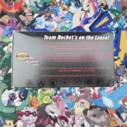 1st Edition WOTC Team Rocket Booster Box - Pokemon - EMPTY!! - Image 4