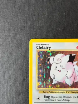 1999 Clefairy 5/102 Holo Rare Pokemon Card - Base Unlimited Set - Image 4