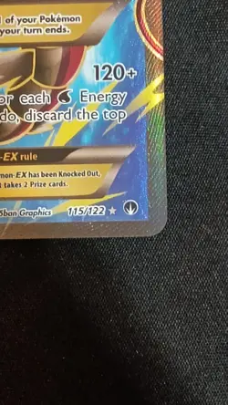 Pokemon Mega Gyarados EX XY Breakpoint Holo Full Art Ultra Rare Card 115/122 - Image 5
