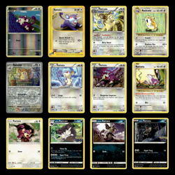 Rattata Raticate Alolan Raticate Alolan Rattata 64.0 Pokemon Cards Set - Image 1