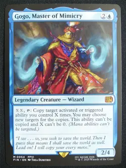 Gogo Master of Mimicry - FIN - Mtg Card #1ZA - Image 1
