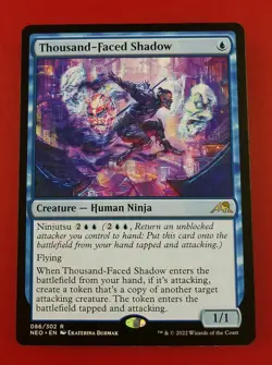 1x Thousand-Faced Shadow | Kamigawa Neon Dynasty | MTG Magic Cards - Image 1