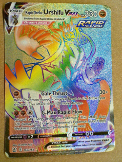 Rapid Strike Urshifu VMAX (Secret) 169/163 Battle Styles NM Pokemon Card TCG - Image 1
