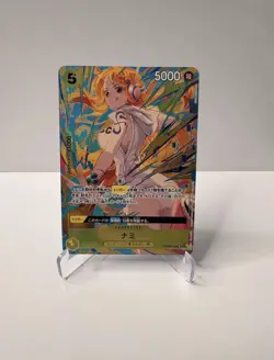 Nami SR OP08-106 Promotion Pack Ex Vol. 3 Promo Parallel Japanese ONE PIECE Card - Image 1