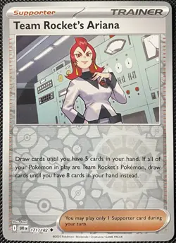 Team Rocket's Ariana 171/182 Sv10: Destined Rivals Reverse Holo - Pokemon Card - Image 1