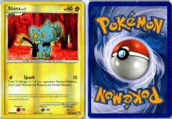 Pokemon Card - Shinx 98/130 Diamond & Pearl Common Reverse Holo Heavily Played - Image 3
