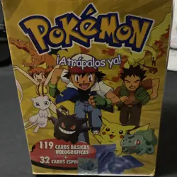 Pokemon TCG 119 Spanish Holographic Card Set - Pikachu, Mew, Gengar - Image 1