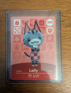 Nintendo Animal Crossing Amiibo Card Lolly #333 - Image 1
