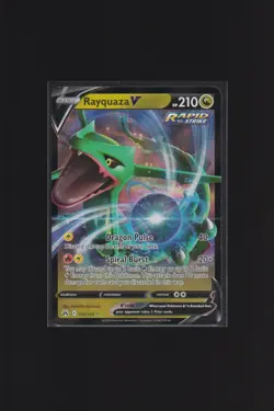 Rayquaza V 100/159 SWSH Crown Zenith Ultra Rare Pokemon TCG Card NM - Image 1