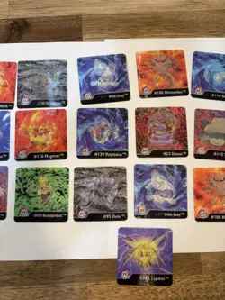 Lot Of 25 1999 ArtBox Pokemon Action Flipz Series One Lenticular 3D CARDS LP/NM - Image 3