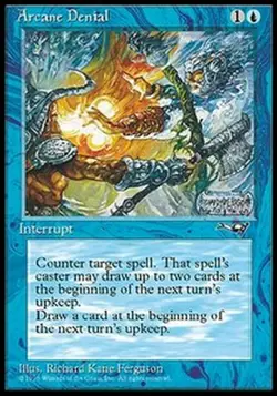 MRM ENGLISH NM Deni des arcanes (Arcane Denial) Version 1 MTG magic ALL - Image 1