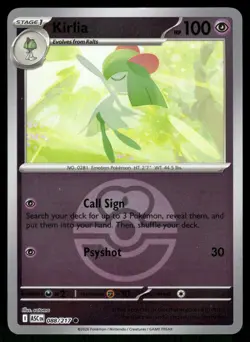 Kirlia (Love Ball) 088/217 Common Ascended Heroes Pokemon Reverse Holo NM - Image 1