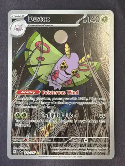 Pokemon Dustox Ascended Heroes #220/217 IR Full Art Holo Near Mint - Image 2