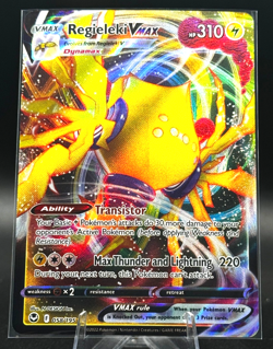 Regieleki VMAX 058/195 Swsh12: Sword & Shield - Silver Tempest Holo Pokemon TCG - Image 1