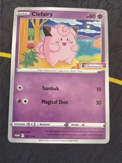 NM Clefairy 291/S-P | Pokemon Indomaret Stamped Promo Indonesian [US SELLER] - Image 1