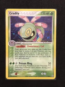 Cradily 7/108 Power Keepers Holo - 2007 Pokemon Card LP - Image 1