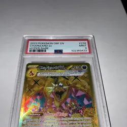 CHARIZARD EX POKEMON GOLD HOLO HYPER RARE OBSIDIAN FLAMES PSA 9 MINT 228/197 - Image 3