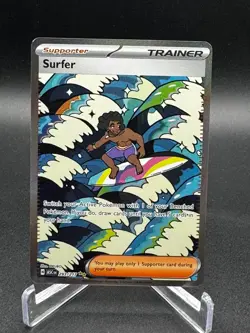 Pokemon TCG Surfer 293/217 SIR Ascended Heroes English (Trainer) NM - Image 1
