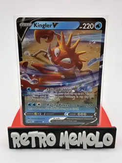 Holo Kingler V 028/172 Ultra Rare Brilliant Stars Pokemon TCG - Image 1