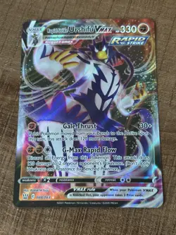 Pokemon TCG Rapid Strike Urshifu VMAX Holo Battle Styles Pokemon TCG NM - Image 1
