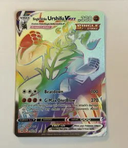 Pokemon Single Strike Urshifu VMAX 167/163 Secret Rare Holo - Image 1