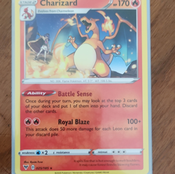 The Pokemon Company Charizard 025/185 Vivid Voltage Holo Rare EN 2020 170 HP - Image 1