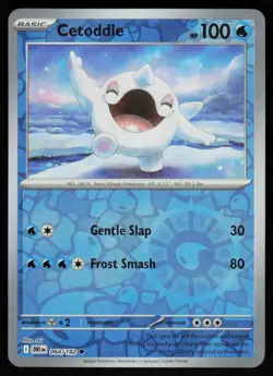 Cetoddle 064/182 Common Destined Rivals Pokemon Reverse Holo Near Mint - Image 1