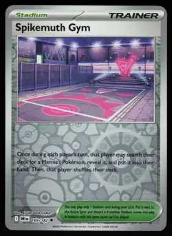 Spikemuth Gym 169/182 Uncommon Destined Rivals Pokemon Reverse Holo Near Mint - Image 1