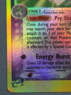 Pokemon TCG EX Ruby & Sapphire Gardevoir 7/109 Reverse Holo - Image 5