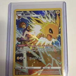 Pokemon Jolteon TG04/TG30 Brilliant Stars Trainer Gallery Ultra Rare Holo 100HP - Image 4
