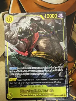 Marshall.D.Teach SEC ALT (OP16-119) - The Time of Battle ENGLISH - OP 16 - Image 1