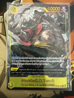 Marshall.D.Teach SEC ALT (OP16-119) - The Time of Battle ENGLISH - OP 16 - Image 3