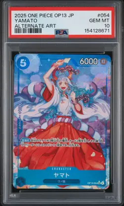 Yamato PSA10 2025 One Piece Japanese Op13-Alternate Art #054 - Image 1