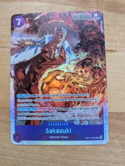 Sakazuki OP16-065 SR The Time of Battle Foil English One Piece CCG - Image 1