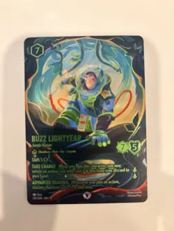 Lorcana Buzz Lightyear Jungle Wrangler Wilds Unknown Iconic Rare - Image 1