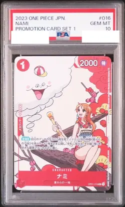 PSA10 Nami OP01-016 R 2023 Japanese JPN Matching battle One Piece card Promo - Image 1