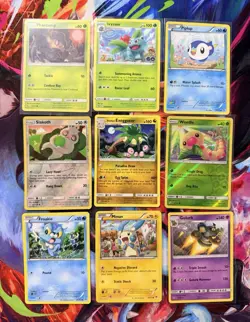 Pokemon TCG Pokemon GO 9-Card Lot English Phantump Ivysaur Piplup + More - Image 1