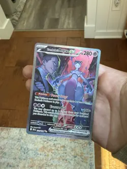Pokemon TCG Destined Rivals Team Rockets Mewtwo EX Card 231/182 SIR - Image 1